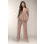 Mademoiselle Sommeil Mocca Ease női luxuspizsama, barna S