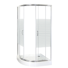  Madera 100x80 íves zuhanykabin zuhanytálcával jobbos kád, zuhanykabin