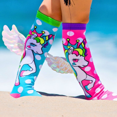  Madmia Colorful Girls Flying Unikornis hosszú zokni 6-99 éves korig