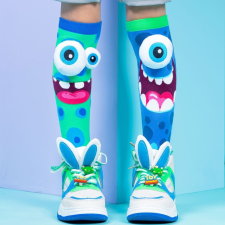Madmia Silly Monsters színes hosszú zokni 6-99 éves fiúknak gyerek zokni