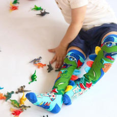  Madmia színes hosszú zokni fiúknak Dinosaur 3-5 éves korig