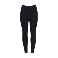  Magas derekú legging - S, Fekete