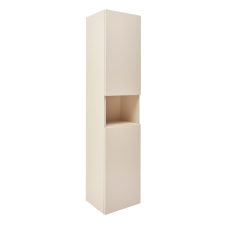 Magas fürdőszobai szekrény SAT Feel 36x165x32 cm bézs szőnyeg SATFEELV36BE fürdőszoba bútor