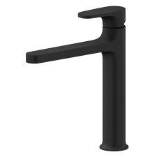  Magas mosdó csaptelep SAT Dark leeresztőszelep nélkül fekete SATBSDA285PC csaptelep