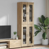  Magasfiú polcokkal Sonoma tölgy 60 x 35 x 182 cm Faanyag