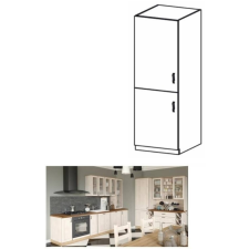  Magasszekrény, fehér/sosna északi, bal, ROYAL D60R bútor