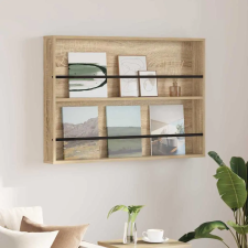  Magazin állvány polcokkal Sonoma tölgy 100 x 12 x 70 cm Faanyag bútor