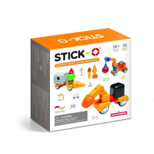 Magformers Stick-o Construction 26 darabos mágneses építőjáték készlet barkácsolás, építés