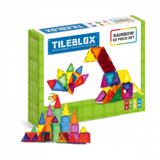 Magformers Tileblox Rainbow set 60 pieces barkácsolás, építés