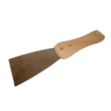 Magg Rozsdamentes spatula 80mm, fa nyél (080056) kőműves és burkoló szerszám