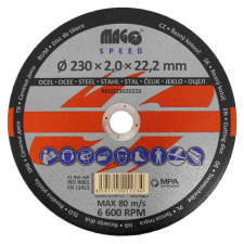 MAGG SPEED Vágókorong fémhez 230x2,0x22,2mm MAGG SPEED (RKQS23020220) csiszolókorong és vágókorong