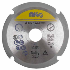 Magg Vágókorong fához 115mm (SH115) csiszolókorong és vágókorong