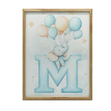  MAGIC M FALI PLAKÁT Léggömbökkel KERET NÉLKÜL 30x40 CM MATTE grafika, keretezett kép