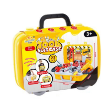 Magic Toys Barkács szett bőröndben szerszámokkal barkácsolás