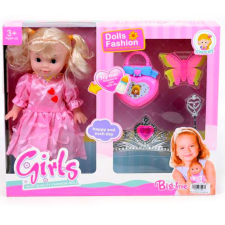 Magic Toys Copfos baba tiarával és kiegészítőkkel 25cm baba