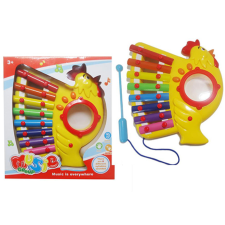 Magic Toys Csirke alakú színes 8 billentyűs xilofon játékhangszer
