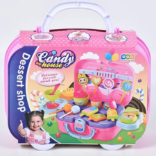 Magic Toys Desszertes játékszett kofferben konyhakészlet