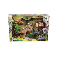 Magic Toys Dinoszauruszos játék szett különböző kiegészítőkkel játékfigura