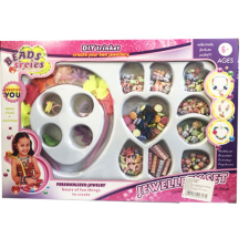 Magic Toys Ékszerkészítő szett betűs gyöngyökkel és hajpánttal kreatív és készségfejlesztő