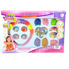 Magic Toys Ékszerkészítő szett gyűrűvel és gyöngyházfényű gyöngyökkel kreatív és készségfejlesztő