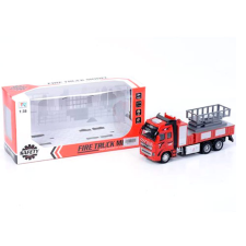 Magic Toys Emelőkosaras tűzoltóautó fénnyel 1/38 autópálya és játékautó