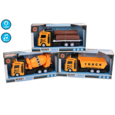 Magic Toys Építőipari teherautó fény-és hangeffektekkel többféle változatban autópálya és játékautó