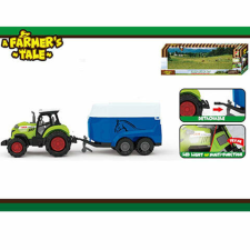 Magic Toys Farmer's Tale Traktor lószállítóval autópálya és játékautó