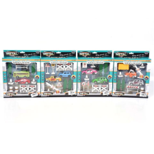 Magic Toys Fém kisautó szett kiegészítőkkel többféle változatban autópálya és játékautó