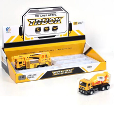 Magic Toys Hátrahúzós építőipari jármű 1:55 kétféle változatban autópálya és játékautó
