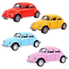 Magic Toys Hátrahúzós Volkswagen Bogár kisautó fénnyel és hanggal 1/32 többféle változatban