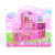 Magic Toys Holiday Villa építsd magad pink babaház játékszett