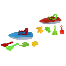 Magic Toys Homokozó szett hajóval kézféle változatban homokozójáték