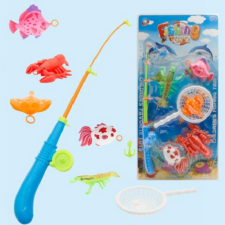 Magic Toys Horgász szett hálóval és halacskákkal kreatív és készségfejlesztő