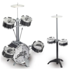 Magic Toys Jazz Drum 9 részes játék dobfelszerelés két állványon játékhangszer