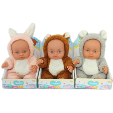 Magic Toys Jelley baba állatos ruhában 20cm baba