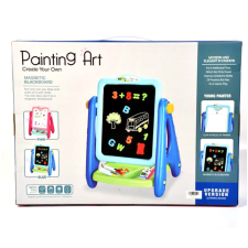 Magic Toys Kétoldalú mágneses rajztábla kétféle változatban 41x27x37cm kreatív és készségfejlesztő