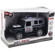 Magic Toys Lendkerekes rendőrségi terepjáró autó fény és hang effektekkel 1/20-as méretben autópálya és játékautó