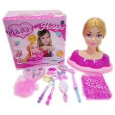 Magic Toys Mandy HairStylist fodrászolható és sminkelhető babafej baba
