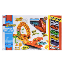 Magic Toys Max Speed Anakonda autópálya szett 5db kisautóval autópálya és játékautó