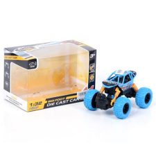 Magic Toys Off-Road hátrahúzós kék rally autó 1/32 autópálya és játékautó