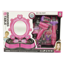 Magic Toys Pink szépség szett kiegészítőkkel, fénnyel és hanggal szépségszalon