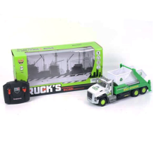 Magic Toys RC távirányítós konténer szállító autó zöld színben fénnyel rc autó