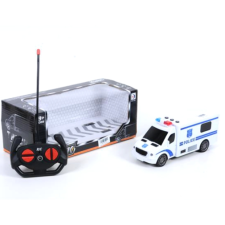 Magic Toys RC Távirányítós rendőr teherautó fénnyel és hanggal 1/24 autópálya és játékautó