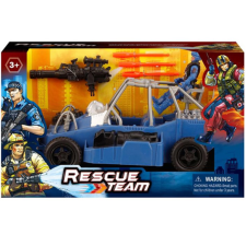 Magic Toys Rescue Team rendőrségi Buggy járgány figurával autópálya és játékautó