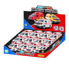 Magic Toys Rescue Vehicle mentőautó fénnyel és hanggal 1db autópálya és játékautó