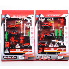 Magic Toys Tűzoltósági autók kiegészítőkkel kétféle változatban autópálya és játékautó