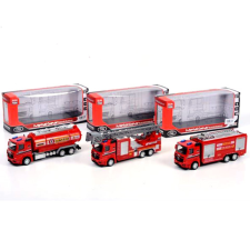 Magic Toys Tűzoltósági teherautók fénnyel, háromféle változatban autópálya és játékautó