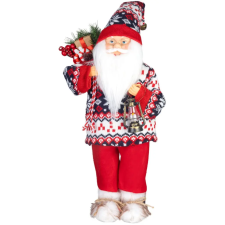 MagicHome karácsonyi dekoráció, Mikulás, pulóverrel, 60 cm karácsonyi dekoráció