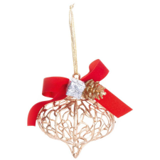  MagicHome karácsonyi dísz, arany, 10 x 15 cm karácsonyfadísz