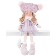 MagicHome MagicHome karácsonyi dekoráció, Gyerekek, rózsaszín, 22 cm karácsonyi dekoráció